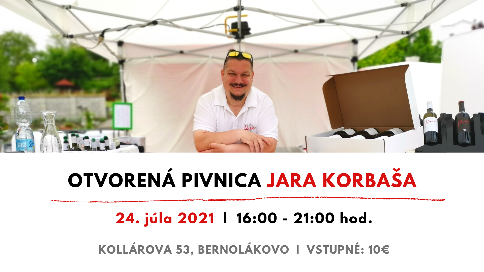 Otvorená pivnica Jara Korbaša