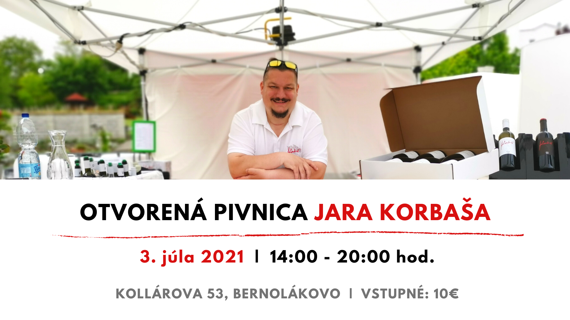 Otvorená pivnica Jara Korbaša