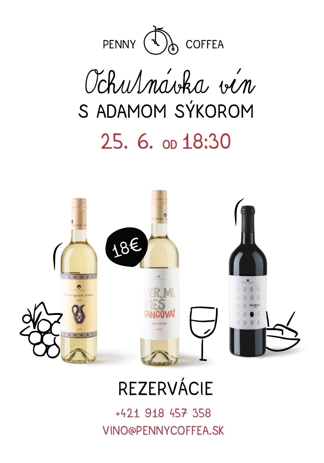 Ochutnávka vín s Adamom Sýkorom