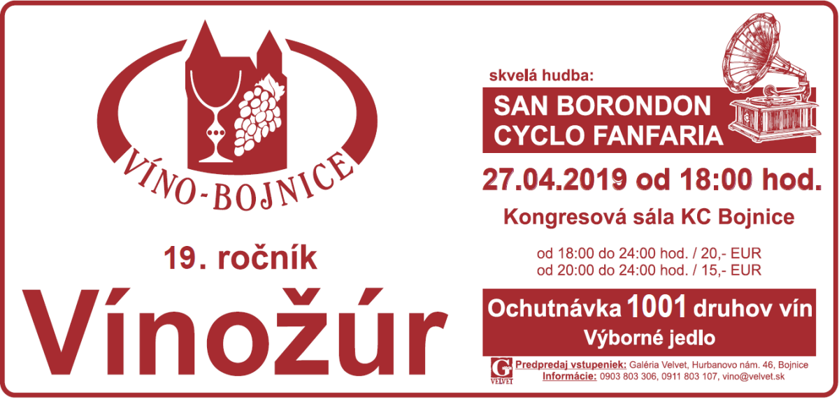 Vínožúr Bojnice (27.4.2019)