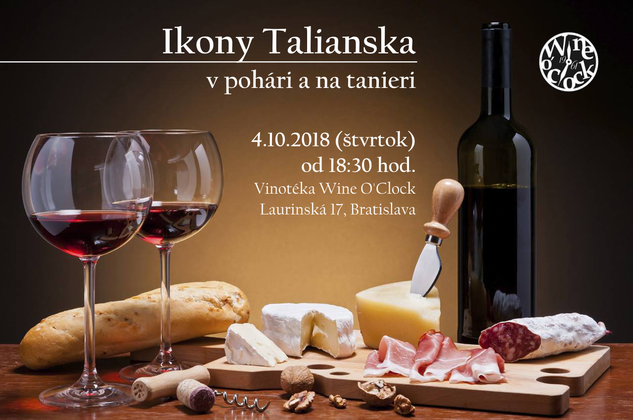 Ikony Talianska v pohári a na tanieri (4.10.2018)