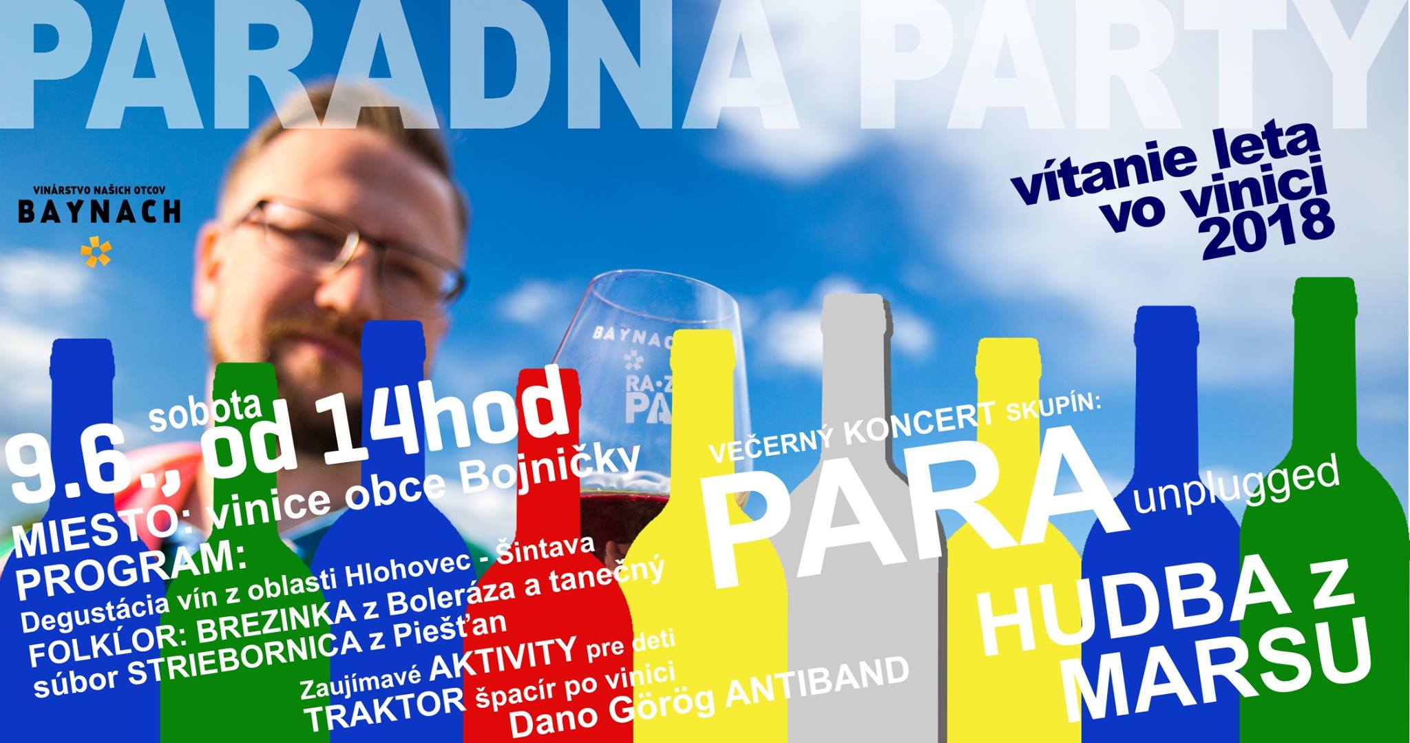 Vítanie leta vo vinici (9.6.2018)