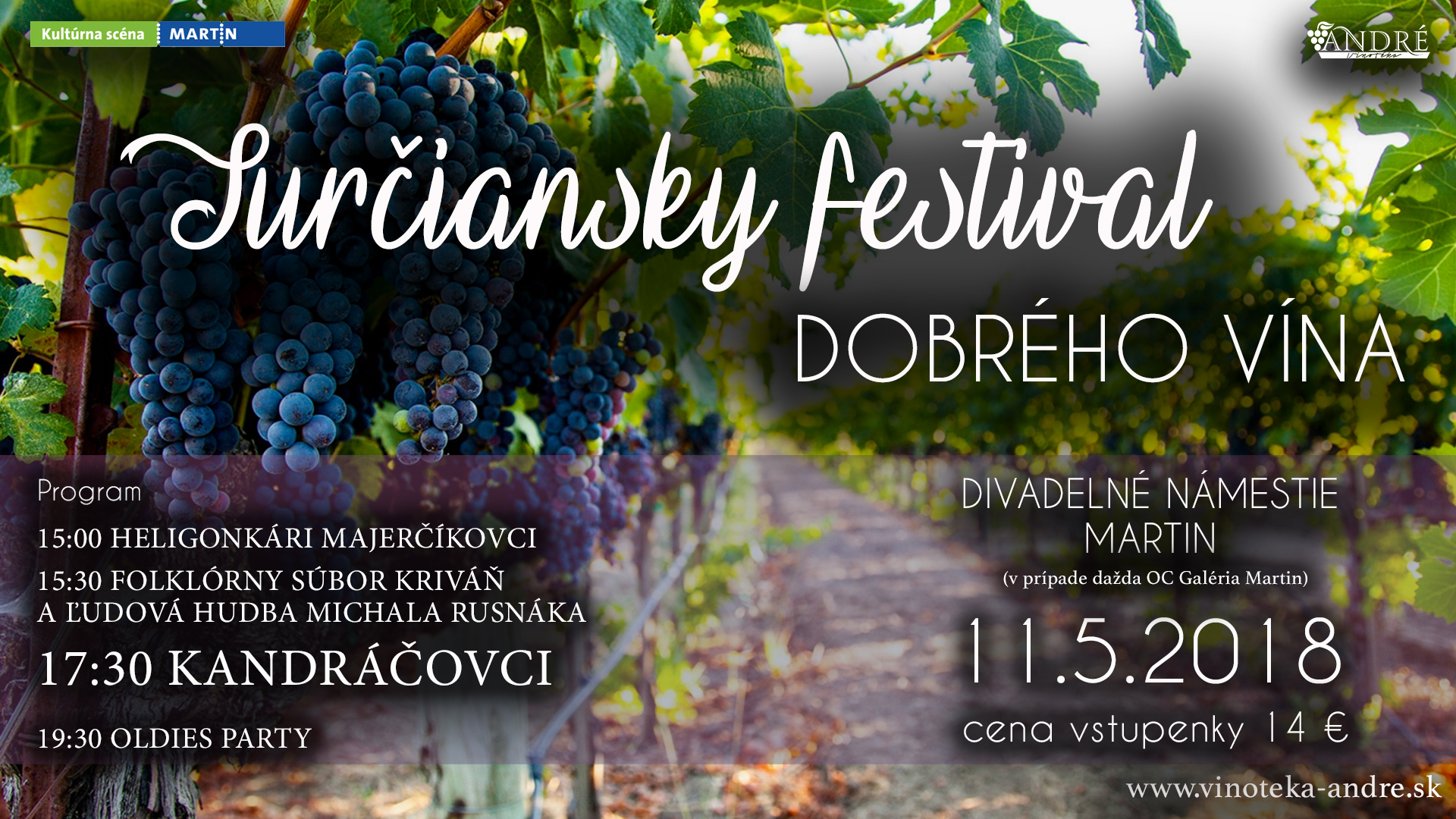 Turčiansky festival dobrého vína (11.5.2018)