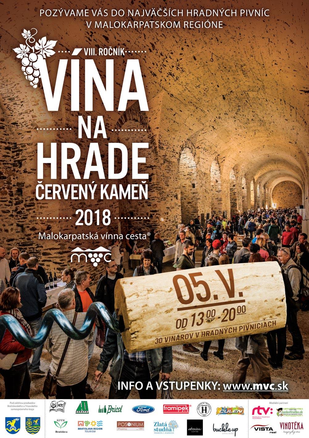 Vína na hrade Červený Kameň (5.5.2018)