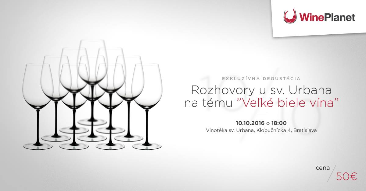 Rozhovory u sv. Urbana na tému Veľké biele vína (11.10.2016)