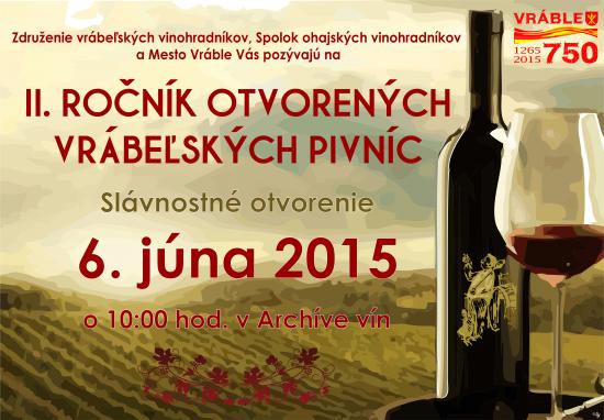 2. ROČNÍK OTVORENÝCH VRÁBEĽSKÝCH PIVNÍC