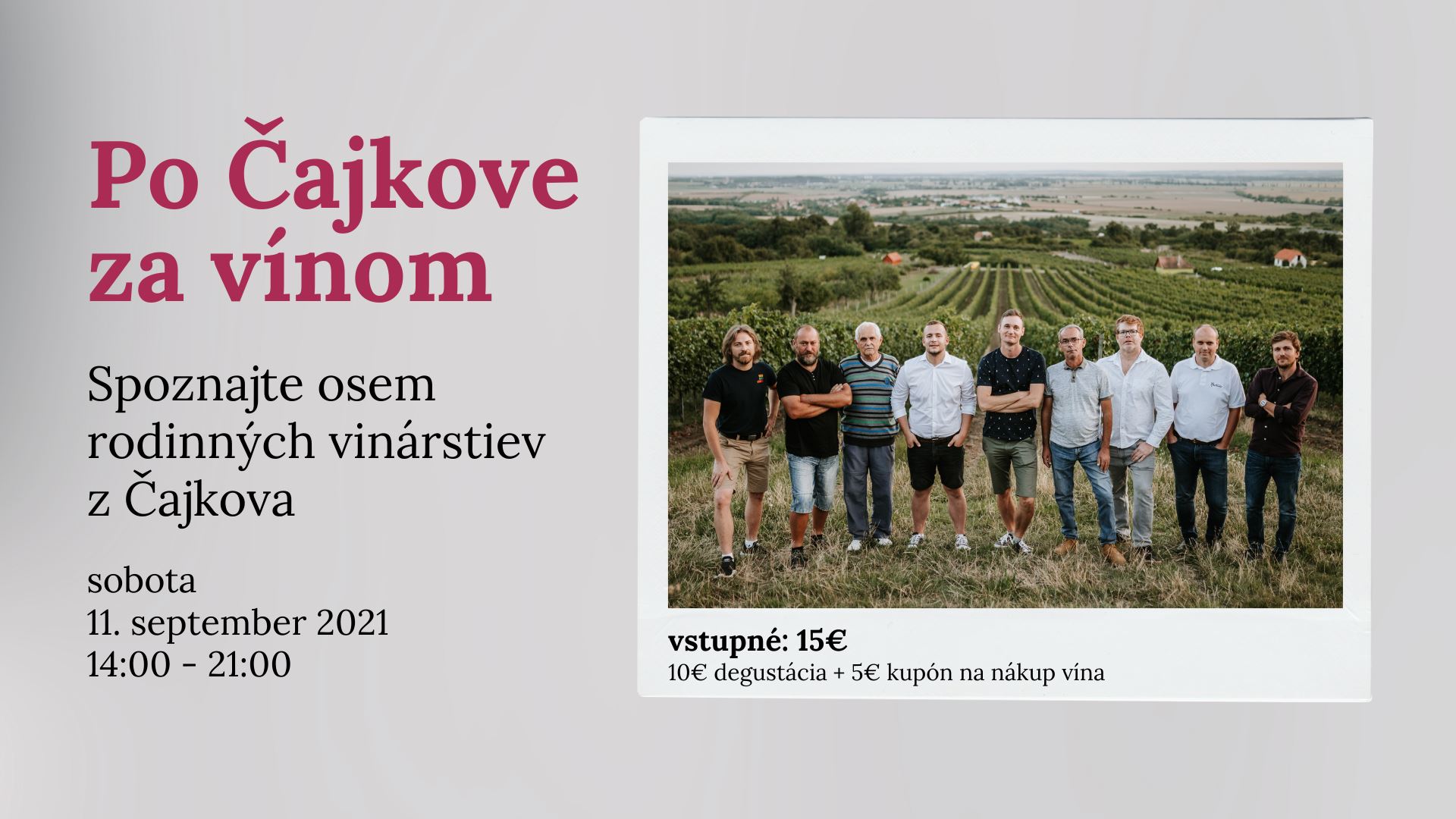 Po Čajkove za vínom