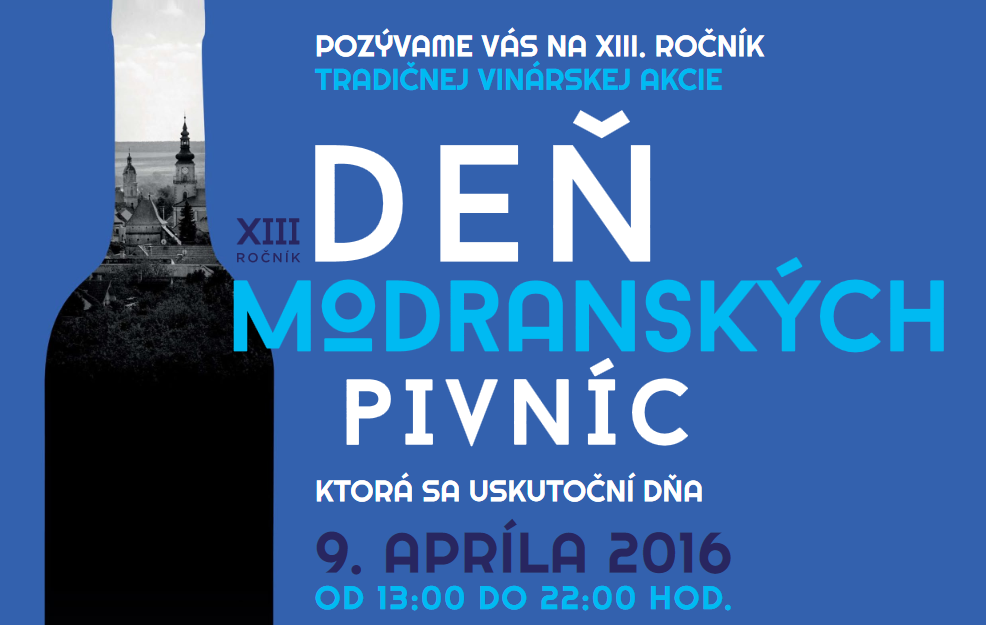 Deň modranských pivníc 2016 (9.4.2016)