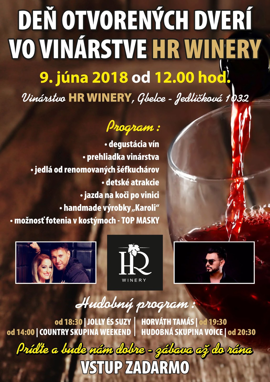 Deň otvorených dverí vo vinárstve HR Winery (9.6.2018)