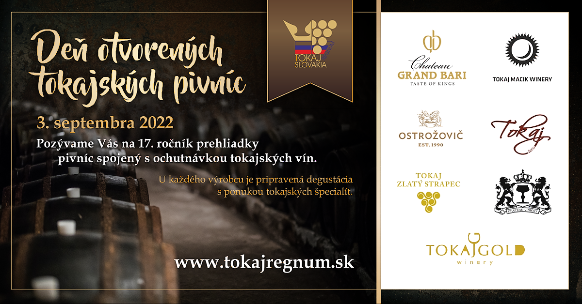 Deň otvorených tokajských pivníc 2022