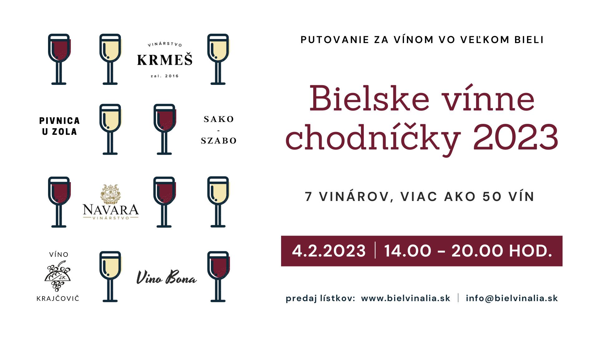 Bielske vínne chodníčky 2023