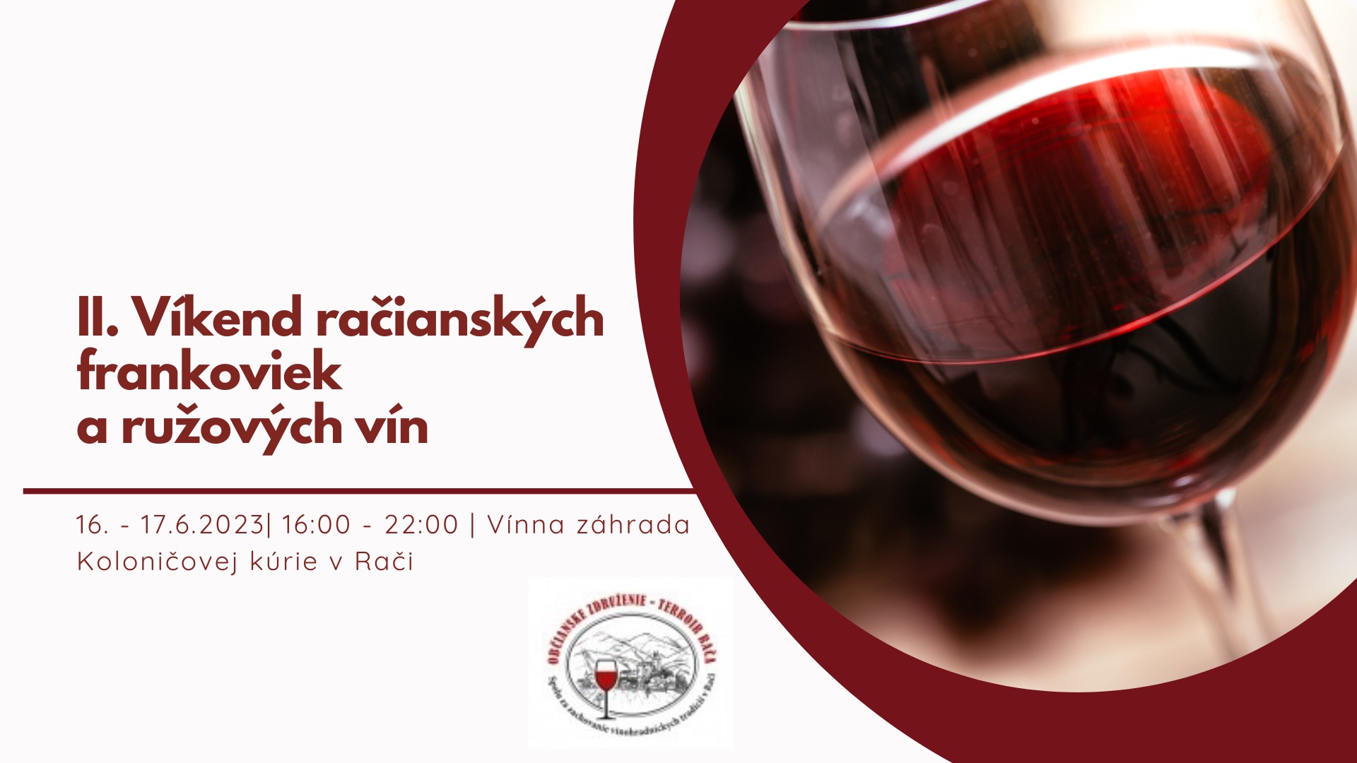 Víkend račianskych frankoviek a ružových vín 2023