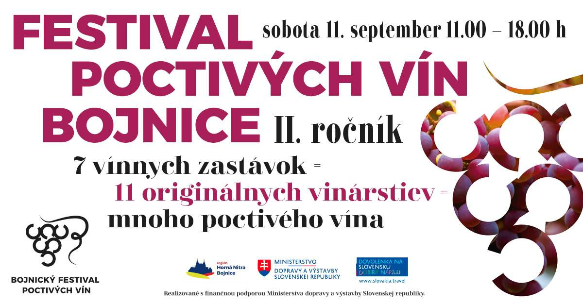 Bojnický festival poctivých vín 2021