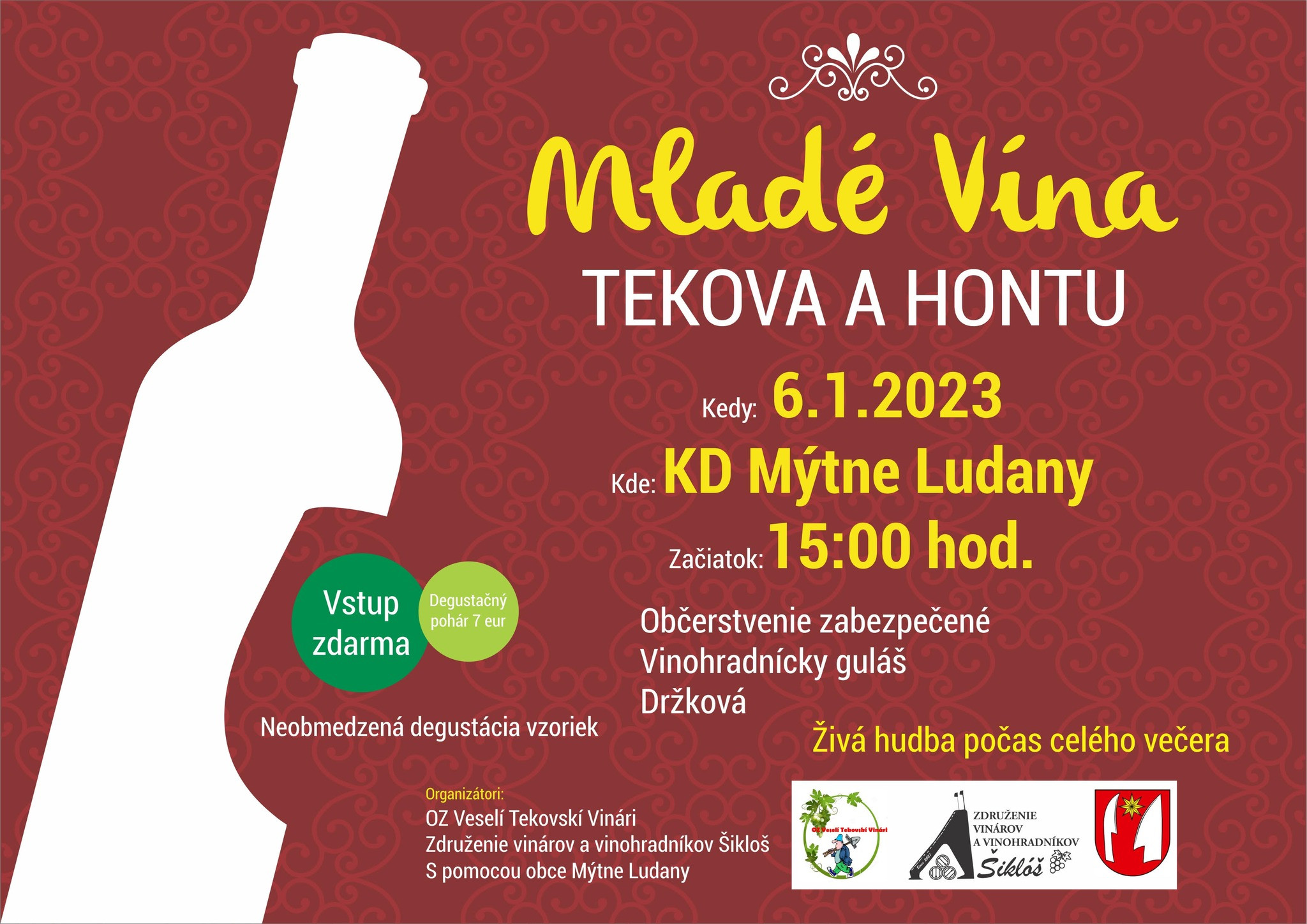 Mladé vína Tekova a Hontu