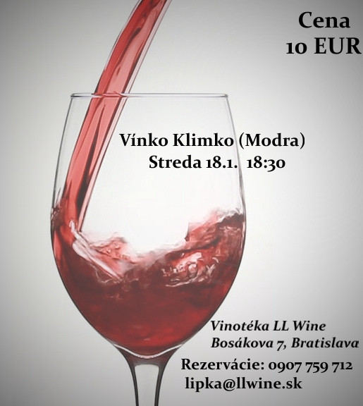 Ochutnávky vo vinotéke LL Wine (január / fabruár 2017)