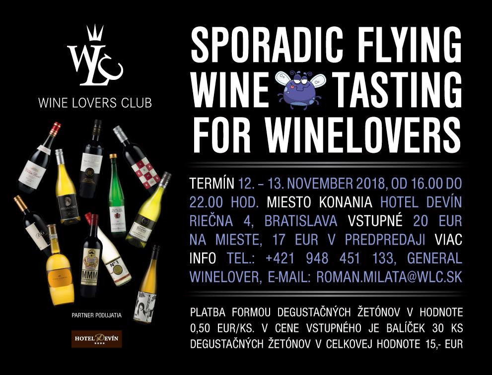 Sporadic Flying Wine Tasting (12. - 13.11.2018)