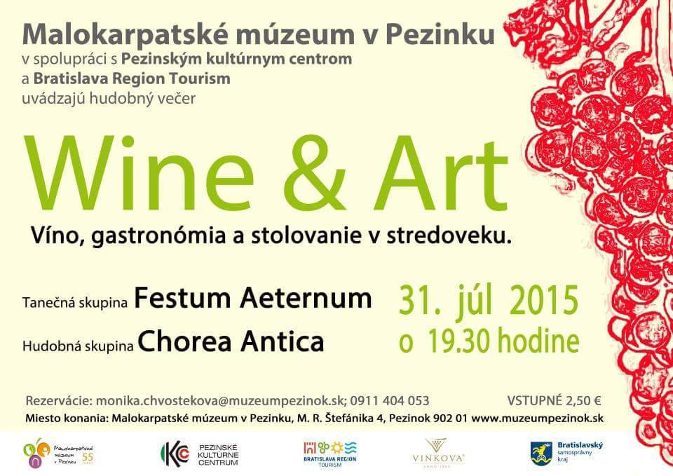 WINE & ART v Pezinku (31.7.2015)