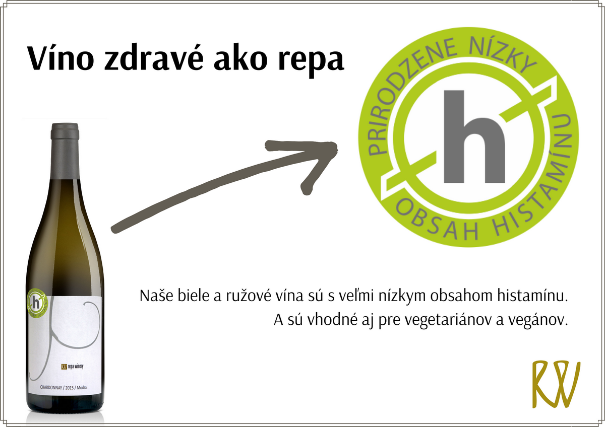 V repa winery produkujú vína s nízkym obsahom histamínu