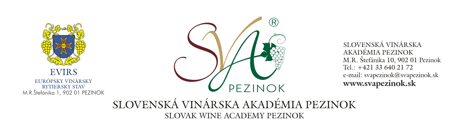 Vzdelávací seminár - Slovenské vinohradníctvo a vinárstvo