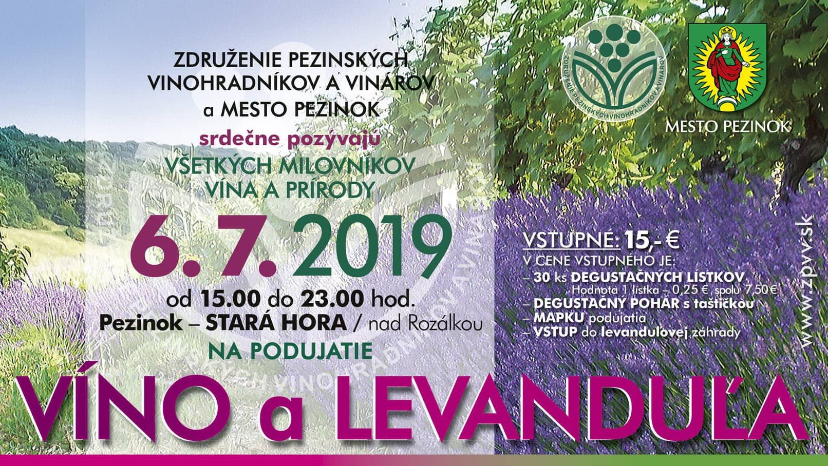 Víno a levanduľa 2019 (6.7.2019)