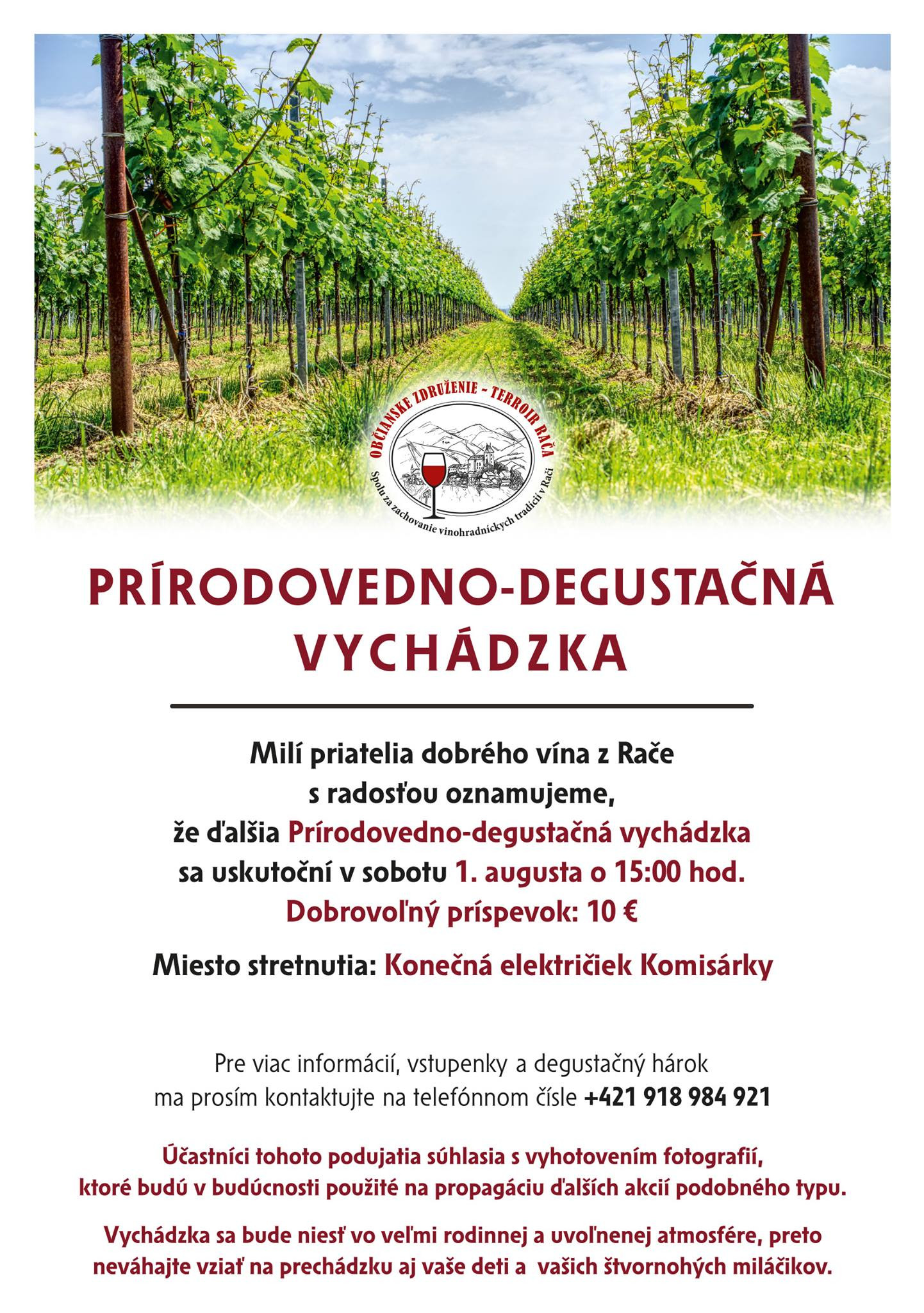 Prírodovedno-degustačná vychádzka po račanských vinohradoch