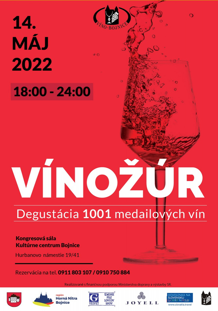 Vínožúr - degustácia medailových vín