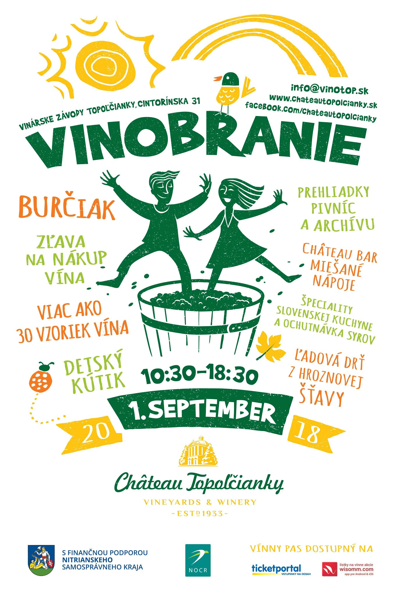 Vinobranie v Château Topoľčianky (1.9.2018)