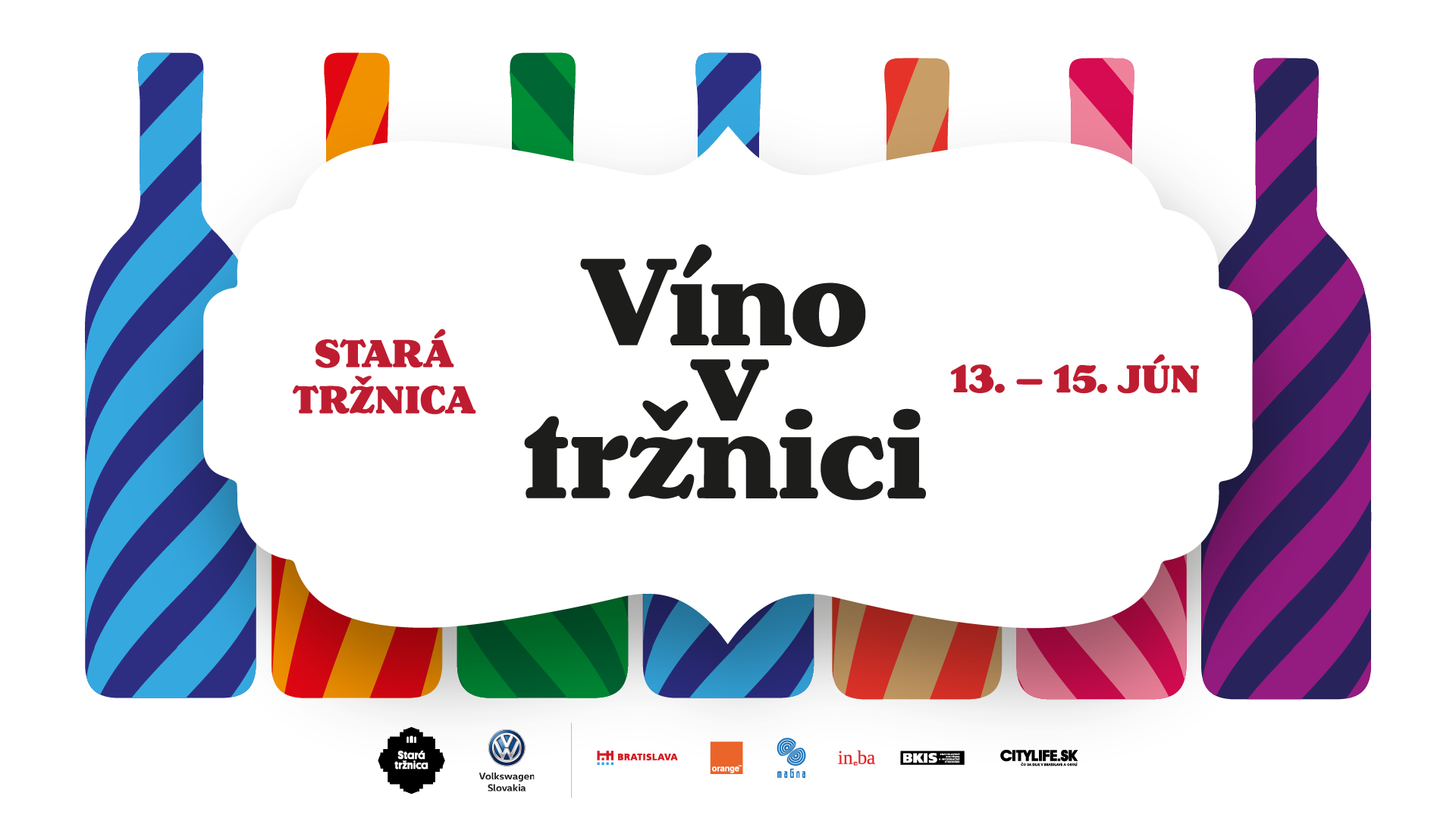 Víno v tržnici: Festival rodinných vinárstiev (13. - 15.6.2018)