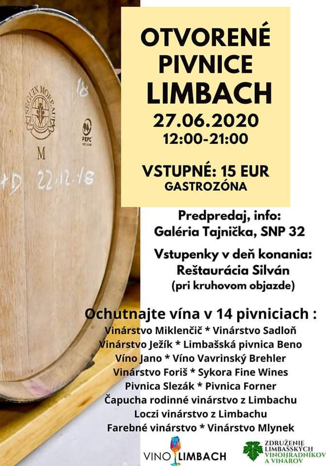 Otvorené pivnice Limbach 2020