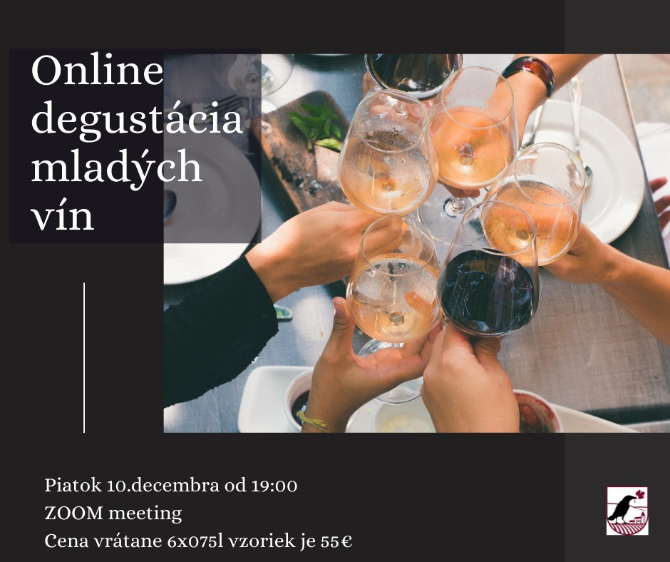 Online degustácia mladých vín