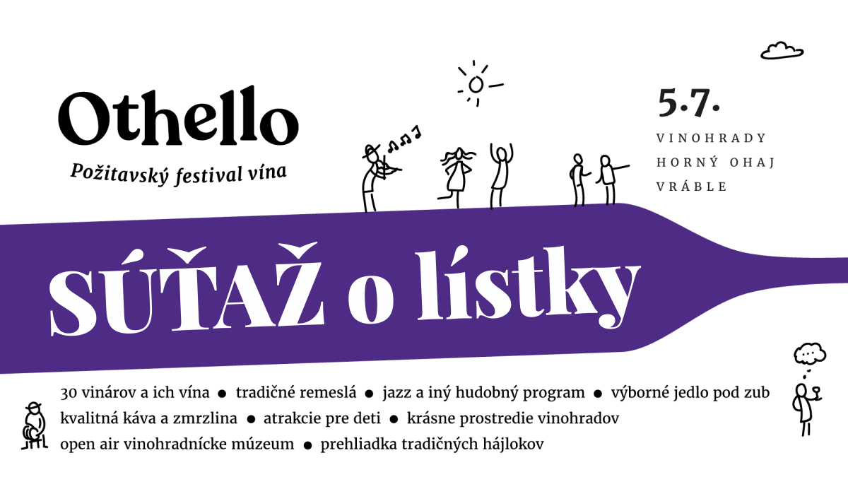 Súťaž o lístky na Požitavský festival vína Othello