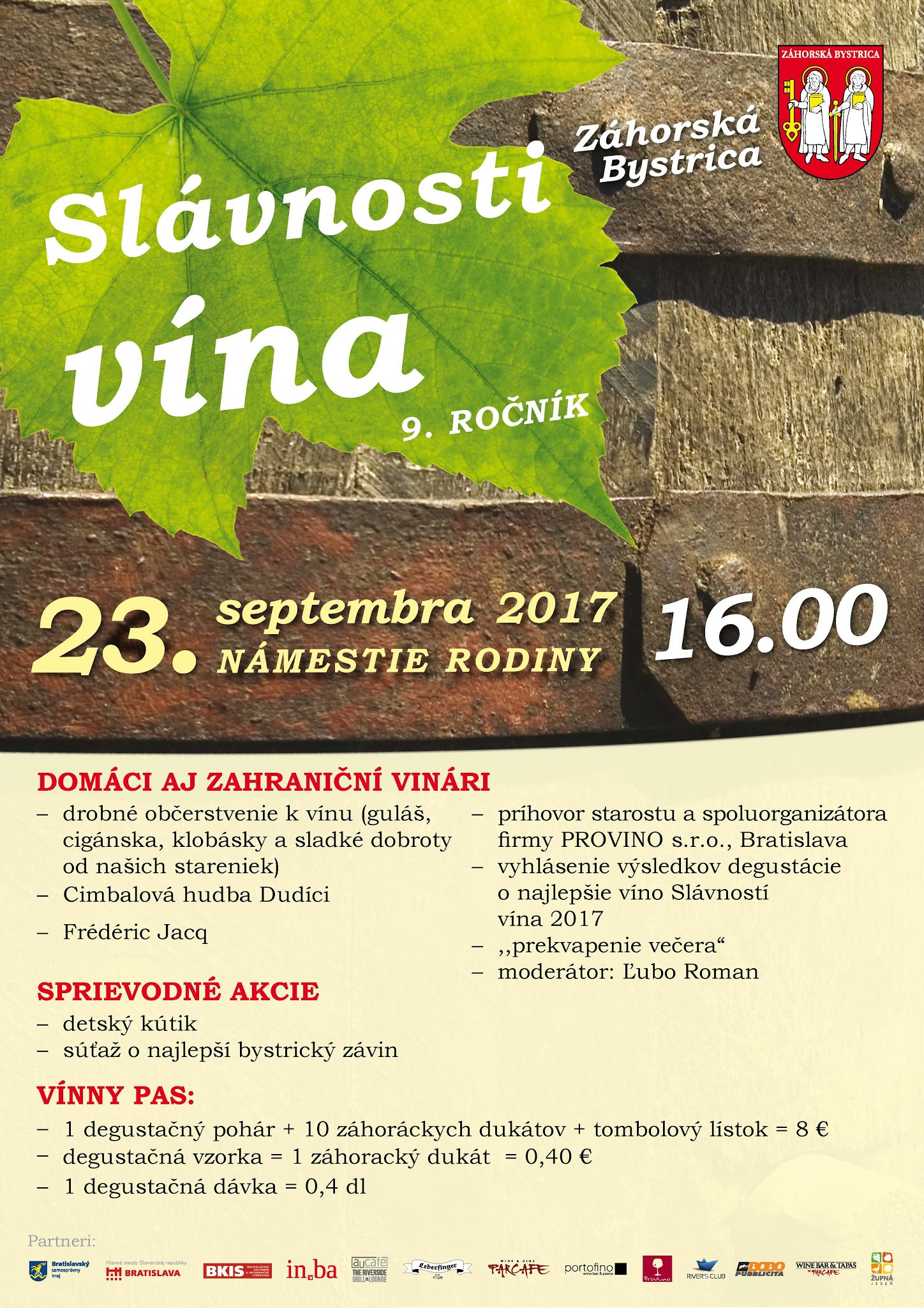Slávnosti vína v Záhorskej Bystrici (23.9.2017)