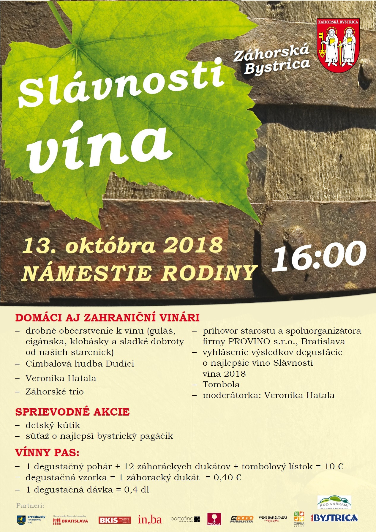 Slávnosti vína v Záhorskej Bystrici (13.10.2018)