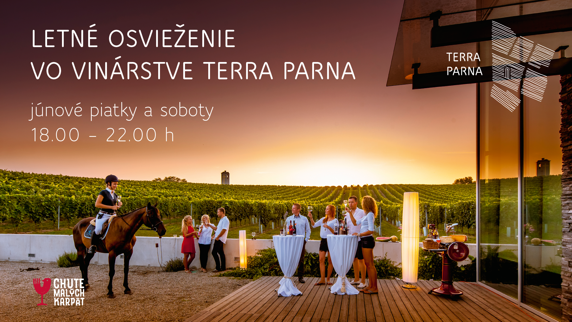 Letné osvieženie vo vinárstve Terra Parna