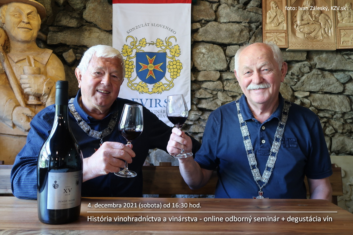 História vinohradníctva a vinárstva - online seminár + degustácia