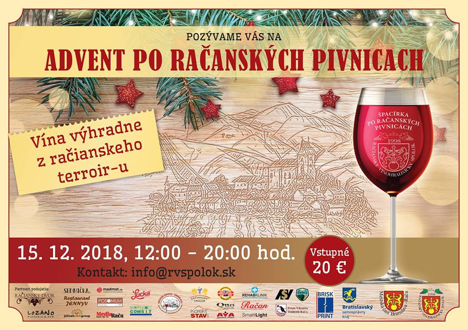 ADVENT PO RAČANSKÝCH PIVNICÁCH (15.12. 2018)