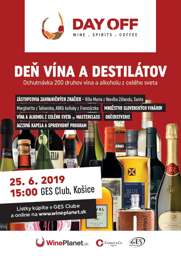DAY OFF - Deň vína a destilátov (25.6.2019)
