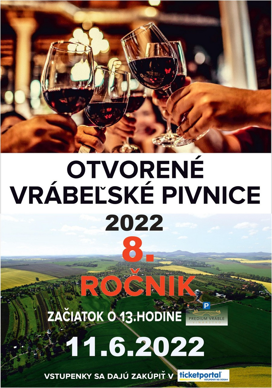 OTVORENÉ VRÁBEĽSKÉ PIVNICE 2022