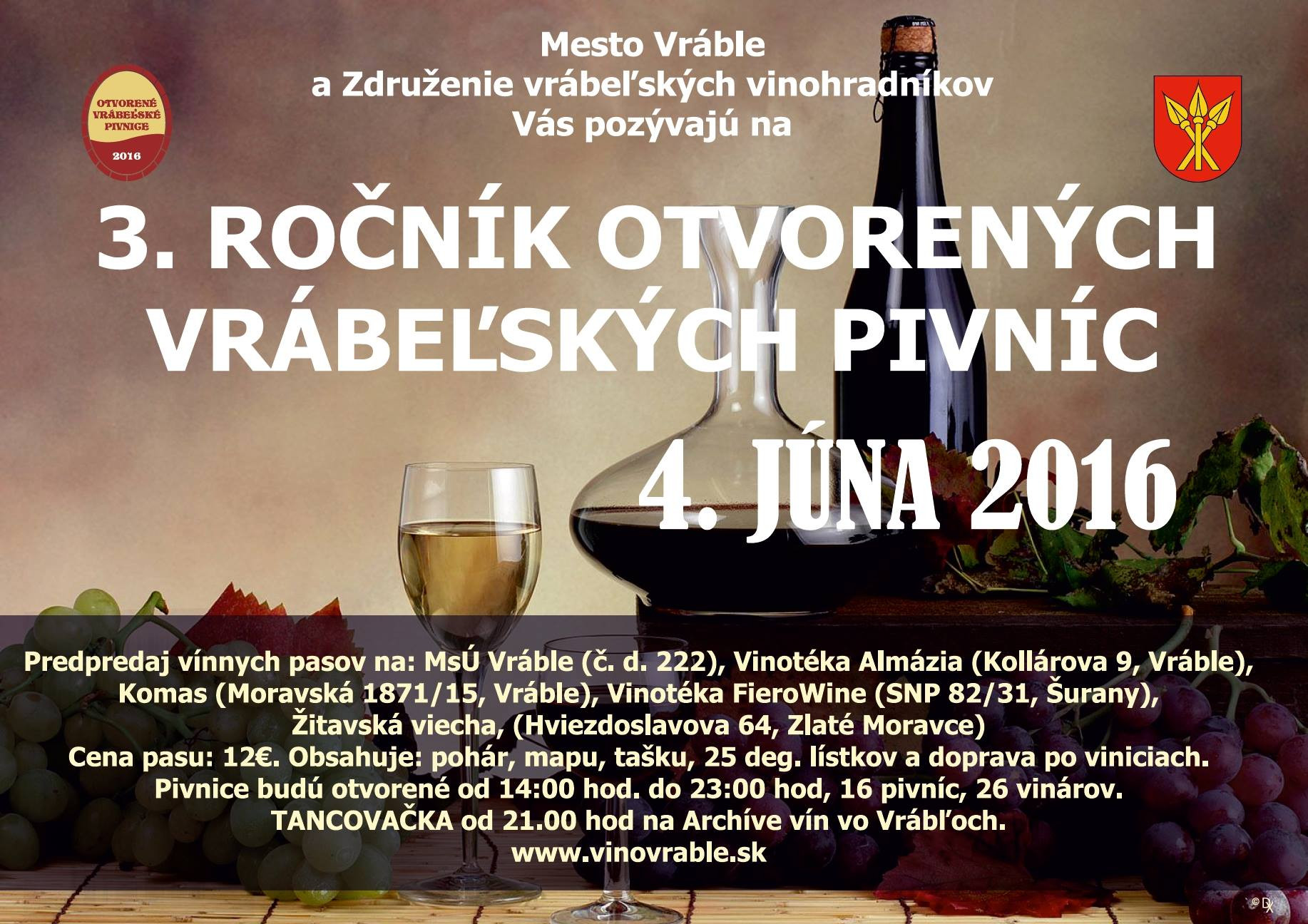 Otvorené Vrábeľské pivnice (4.6.2016)