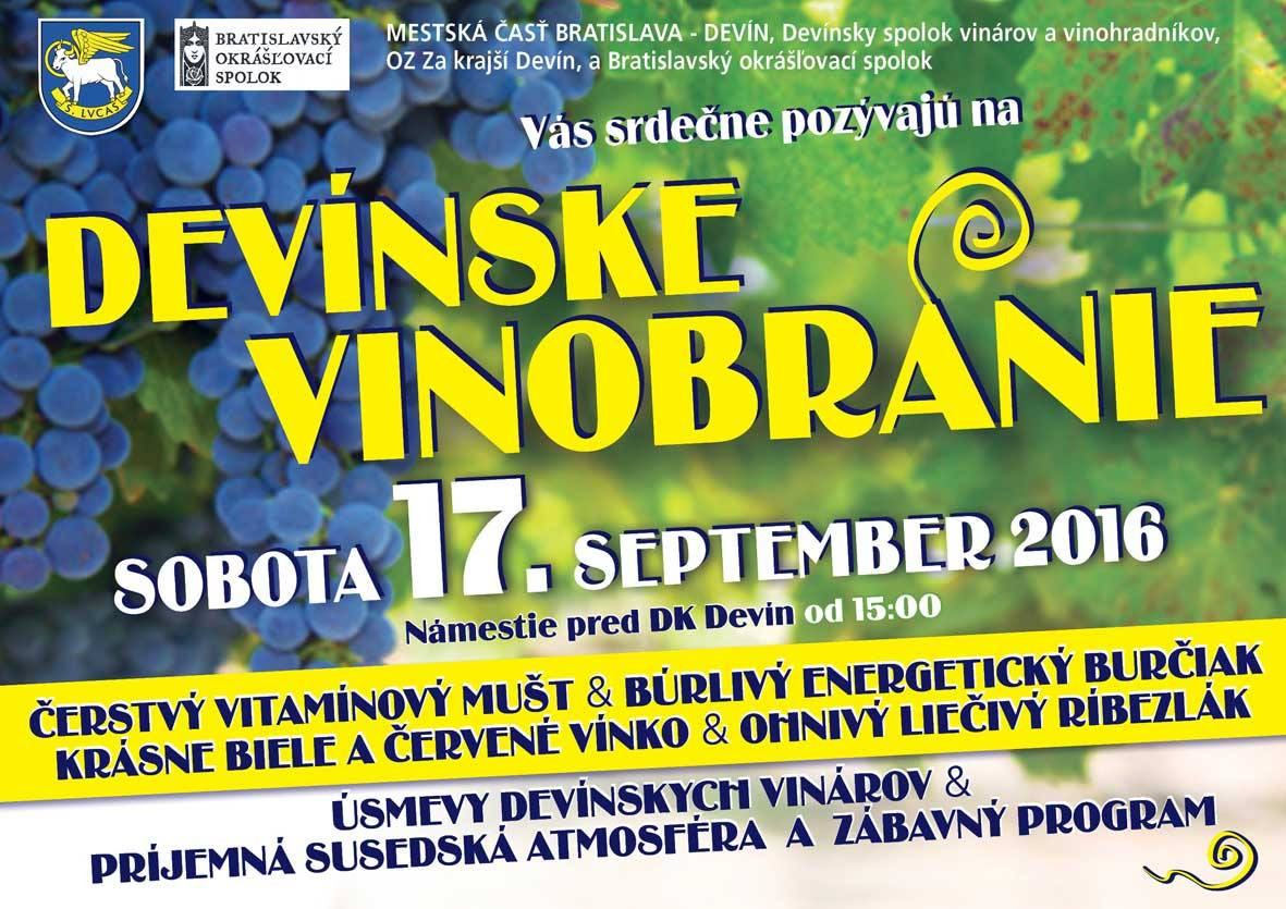 Devínske vinobranie 2016 (17.9.2016)