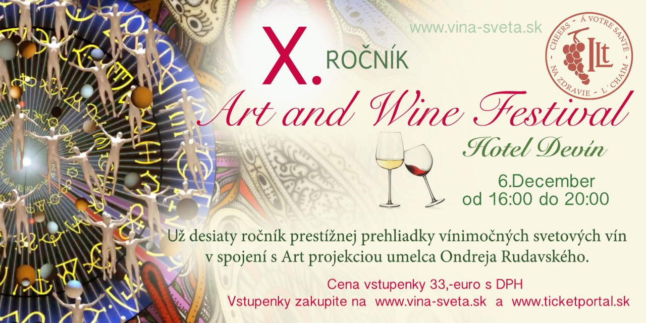 Prichádza už 10. ročník ART & WINE festivalu (6.12.2018)