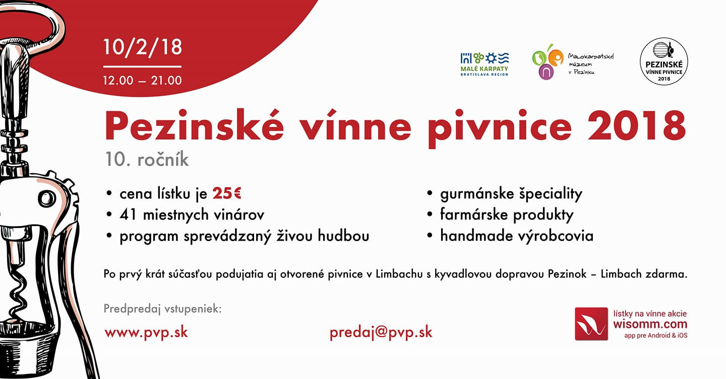 PEZINSKÉ VÍNNE PIVNICE 2018 (10.2.2018)