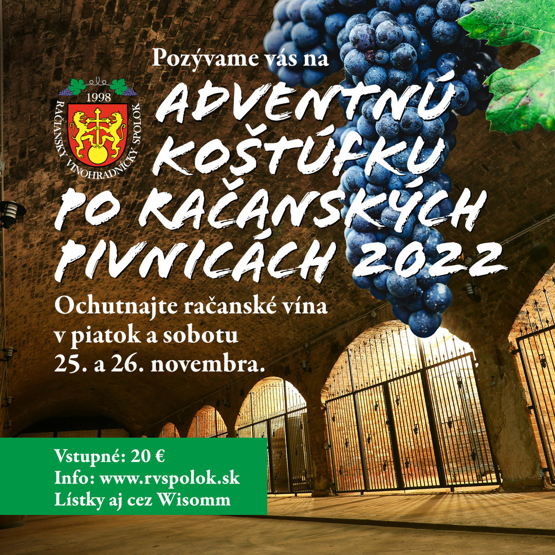 Adventná koštúfka po Račanských pivnicách 2022